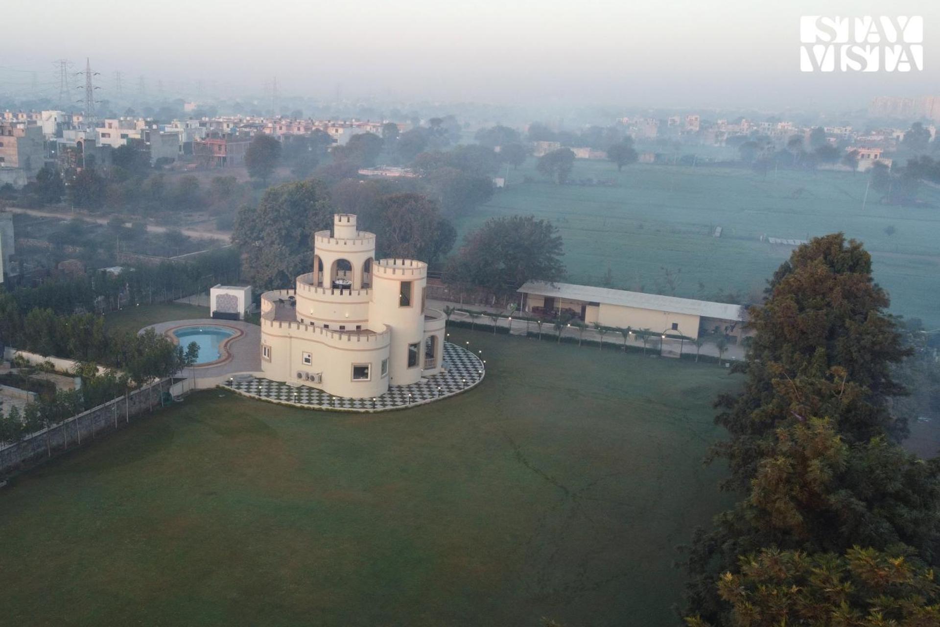 Stayvista'S Mystic Castle With Terrace, Swimming Pool, Lawn With Gazebo Jaipur Exteriör bild