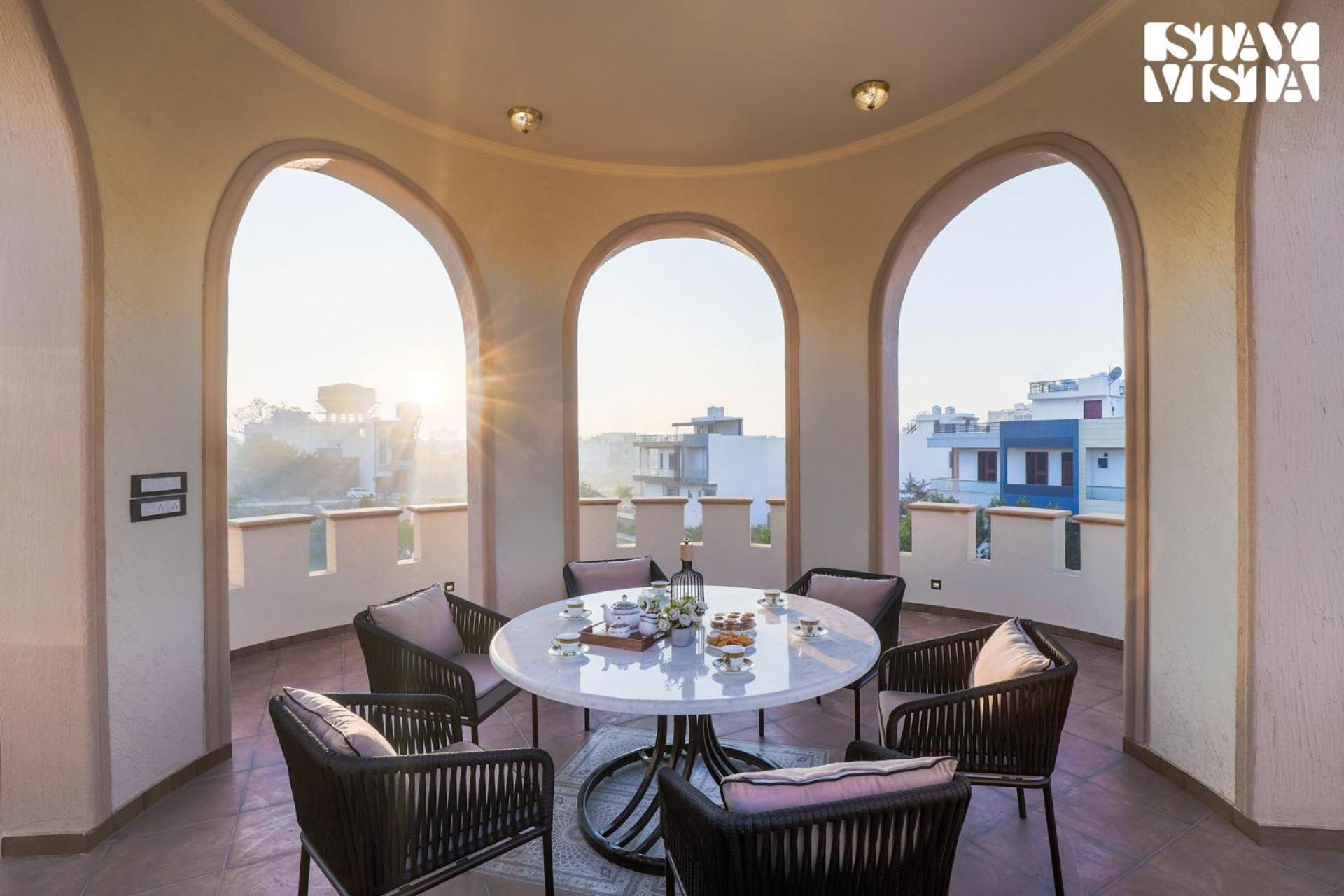 Stayvista'S Mystic Castle With Terrace, Swimming Pool, Lawn With Gazebo Jaipur Exteriör bild